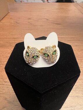 Anthropologie Jaguar Stud Earrings